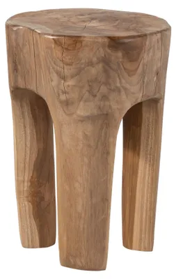 Immagine prodotto di MASSIVMOEBEL24 | sgabello in legno di Teak 30x30x40 Teak naturale laccato UNIKA #154