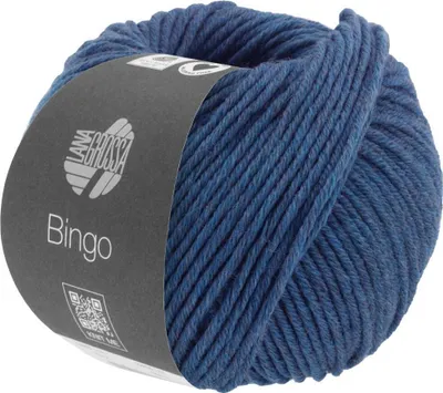 Produktbild von Lana Grossa - Bingo Melange 1030 blau meliert