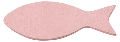 Produktbild von 15 Holzstreuteile Fisch rosenholz