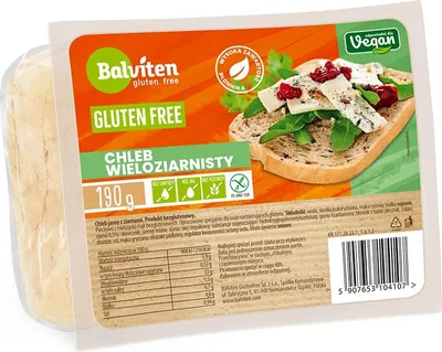 Obrázek produktu pro Baltonowski světlý bezlepkový chléb se semínky 190 g