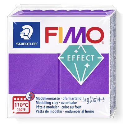Obrázok produktu pre Staedtler FIMO 8010, Modelárska hlina, Kovová, Purpurová, Dospelý, 1 kusov, 1 farba/farieb, 110 °C
