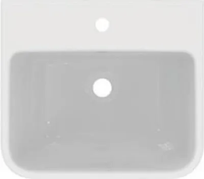 Produktbild von Waschtisch i.life B m Überlauf 1 Hahnloch 500x440x180mm weiß 500 x 440 x 180 mm weiß