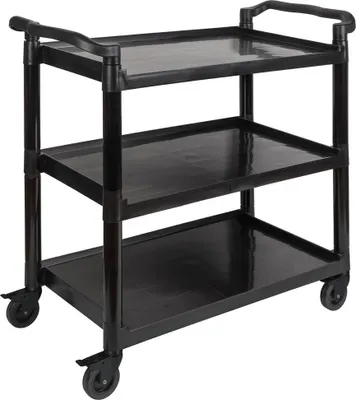 Immagine prodotto di APS 11944 Carrello di servizio/trasporto APS, 3 ripiani, acciaio inox/PP