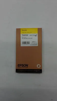 Produktbild von Epson Singlepack Yellow T603400, 220 ml, Gelb, Tinte auf Pigmentbasis, 220 ml, 1 Stück(e)