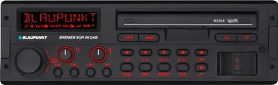 Produktbild von Blaupunkt Bremen SQR 46 DAB Modernisiertes Retro-Radio mit Bluetooth, Komfort Browsing, Tastenbeleuchtung in verschiedenen Farben und Media Player