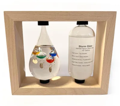 Obrázok produktu pre Počasovací stanica Galileo so skleneným teplomerom