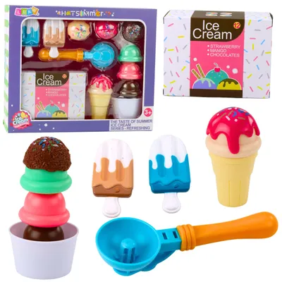 Obrázok produktu pre Súprava sladkostí Zmrzlina pre deti Krabička na zmrzlinu 14 ks.