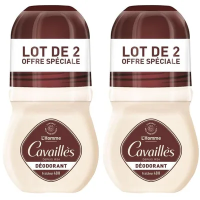 Produktbild von Set Duo, Roge Cavailles, L' Homme, 48h Protection, Deo-Roll-On, fü r Mä nner, 2 Stü ck, 50 ml