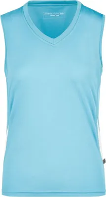 Produktbild von Ladies' Running Tank Funktionelles Lauftop ocean/white, Gr. S