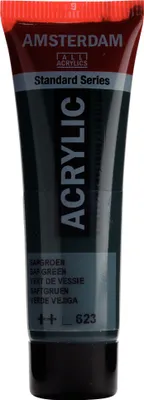 Produktbild von Amsterdam Standard Series Acrylfarbe Tube 20 ml Saftgrün 623