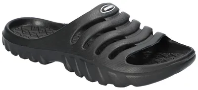 Produktbild von American Club NH190, Herren Schaumstoff Pantoletten leichte Badeschuhe bequem, Schwarz 42