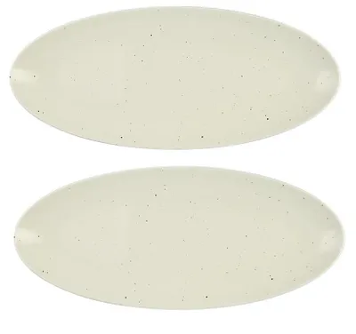 Produktbild von 2 x Coupplatte Servierplatte Champagner 43x19cm COUNTRY LIFE Seltmann Weiden Serie COUP FINE DINING