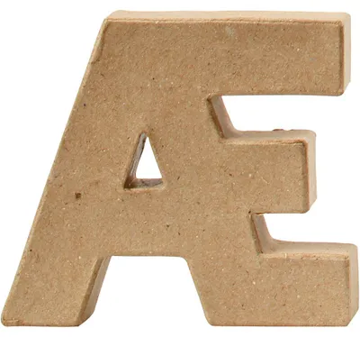 Produktbild von Buchstabe, Æ, H 10 cm, Dicke 2 cm, 1 Stk [HOB-26594]