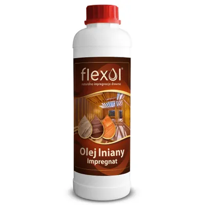 Obrázok produktu pre PRÍRODNÝ FAREBNÝ IMPREGNÁT NA DREVO 0,5L Flexol