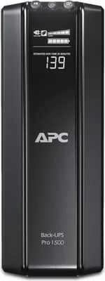 Obrázok produktu pre Záložný zdroj APC Back-UPS Pro 1500, 1500 VA, 865 W, 6 zásuviek Schuko, Gigabit Ethernet, USB kábel