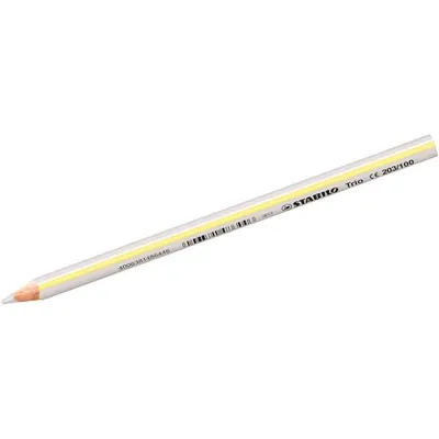 Produktbild von Dreikant-Buntstift - STABILO Trio dick - Einzelstift - weiß