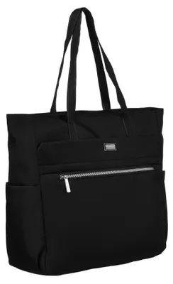 Obrázek produktu pro Peterson dámská shopper kabelka černá nylon 38x35 cm