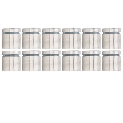 Produktbild von Standoff-Schrauben,Edelstahl Standoff-Schrauben,Edelstahl Glas Standoff-Halterungen,Standoff-Schrauben 1x1in,Standoff-Halterungen,Wand Standoffs,Werbung Nägel Hardware