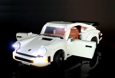 Produktbild von LED-Beleuchtungsset für Lego Porsche 911 Turbo Modell 10295