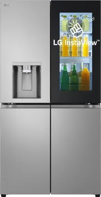 Immagine prodotto di LG InstaView GMK961PY5E Frigorifero 4 porte | Classe E, 646L | Wi-Fi, Dispenser acqua senza allaccio, Door & Linear Cooling | Prime Silver