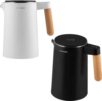 Produktbild von Concept RK3301, 1,5 l, 2200 W, Schwarz, Kunststoff, Edelstahl, Regelbare Temperatur, Drahtlos