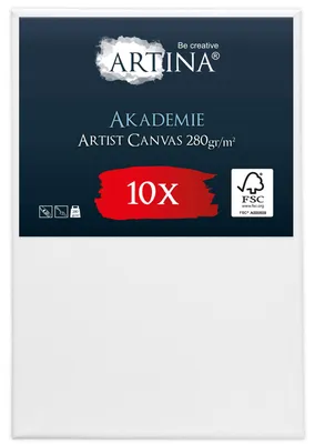 Image de Toile sur châssis Artina Académie, 40 x 60 cm, lot de 10