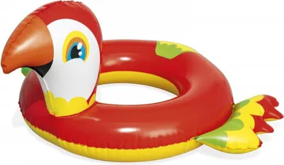 Produktbild von Bestway Schwimmring für Kinder, Tier Papagei, vor, aus strapazierfähigem Vinyl