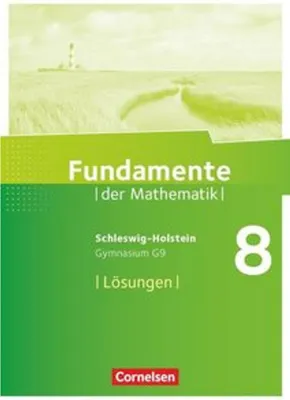 Obrázok produktu pre Fundamente der Mathematik 8. Schuljahr- Schleswig-Holstein G9 - 8. Lösungen zum Schülerbuch