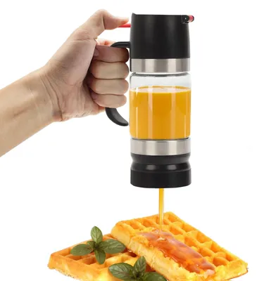 Produktbild von Solidchoice – Schleifmittelbehälter aus Glas mit Griff, 300 ml, Schwarz