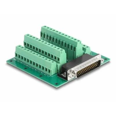 Produktbild von DELOCK D-Sub HD 44Pin Stecker < Terminalblock für Hutschiene