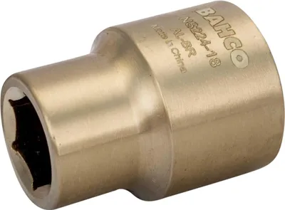 Produktbild von Bahco Steckschlüssel-Einsatz 3/4, funkenfrei, Aluminiumbronze, 27 mm
