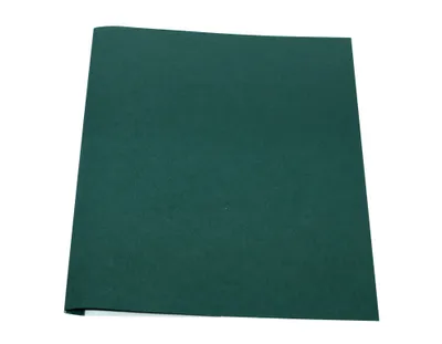 Produktbild von POV® Imagethermobindemappen, Lederstruktur grün, 50er Pack, 1,5 mm (für 6 - 15 Blatt 80g/m²)