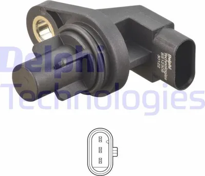 Produktbild von DELPHI Nockenwelleposition Sensor passend für MERCEDES-BENZ C-Klasse Limousine (W204) Nockenwellen SS12309-12B1