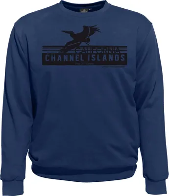 Produktbild von Übergrößen Sweatshirt AHORN SPORTSWEAR Channel Island schwarz Alpine Blue 9XL