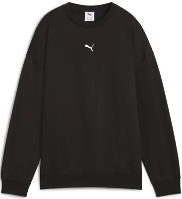 Productafbeelding van Puma ESS Oversized Crew FL - zwart, maat: S