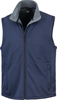 Produktbild von Result Core R214X | Damen Soft Shell Bodywarmer/Weste - Farbe: Navy - Größe: XXL
