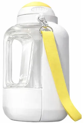 Produktbild von Hundetrinkflasche mit Futterbehälter (32 oz) – 3-in-1 Reiseflasche – auslaufsicher, tragbar, mit Drehverschluss für Wasser & Futter, ideal für Spaziergänge