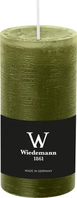 Produktbild von Wiedemann Marble Rustik Kerzen, Stumpenkerzen,  Olive 120 x Ø 58 mm