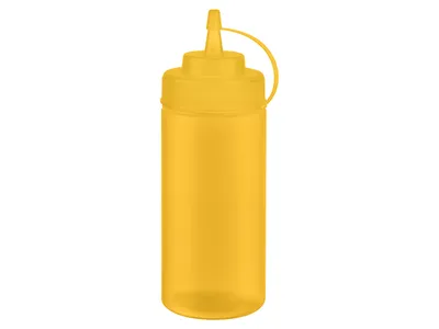 Produktbild von APS Quetschflasche 490 ml gelb 6er Set