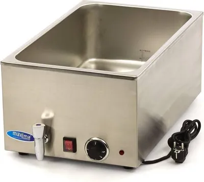Immagine prodotto di Maxima - Gastro Bain Marie - con rubinetto - escl. set 1/1 GN - Elettrico