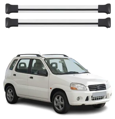 Produktbild von Dachträger Grundtäger für Suzuki Ignis I 2004-2006 FL 5Tür 75kg Alu Silber 2tlg