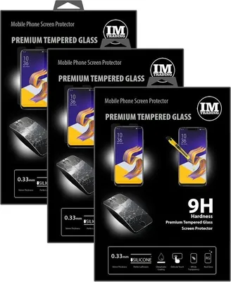 Obrázok produktu pre 3x Asus ZenFone 5 ZE620KL pancierové sklo na mobilný telefón Fólia z pancierového skla 9H na ochranu displeja