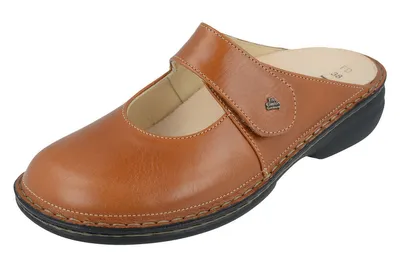 Produktbild von FINN COMFORT Stanford Damen Clog braun Glattleder : 42 Schuhgröße: 42