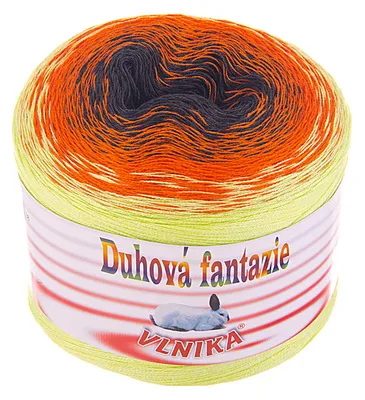 200g Strickgarn Duhová fantazie malibu