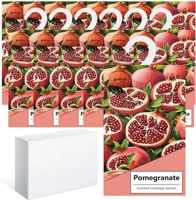 Produktbild von Duftbeutel 14 Stück, Lavendel, für Kleidung, Auto, Schrank, Lufterfrischer für Schubladen, Granatapfel