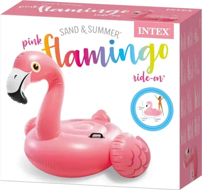Immagine prodotto di Intex RideOn Flamingo - animale gonfiabile galleggiante/materasso gonfiabile, 142 x 137 x 97 cm