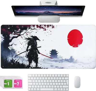 Zdjęcie produktu dla Podkładka pod Mysz i Klawiaturę XXL 80x30 cm Manga Japońska Gaming