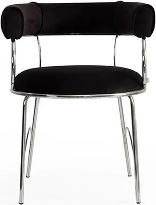 Produktbild von Designer Schwarzer Barhocker  Esszimmer Metallrahmen Stühle
