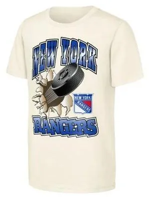Imagen del producto de OUTERSTUFF, camiseta "Breakout" del equipo RANGERS, color: "Nätur", para jóvenes, talla: L (14-16)