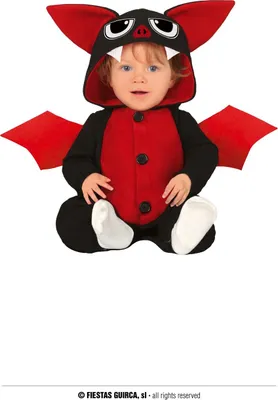 Produktbild von Guirca Fledermaus Pyjama Babykostüm  18-24 Months  18-24 Months